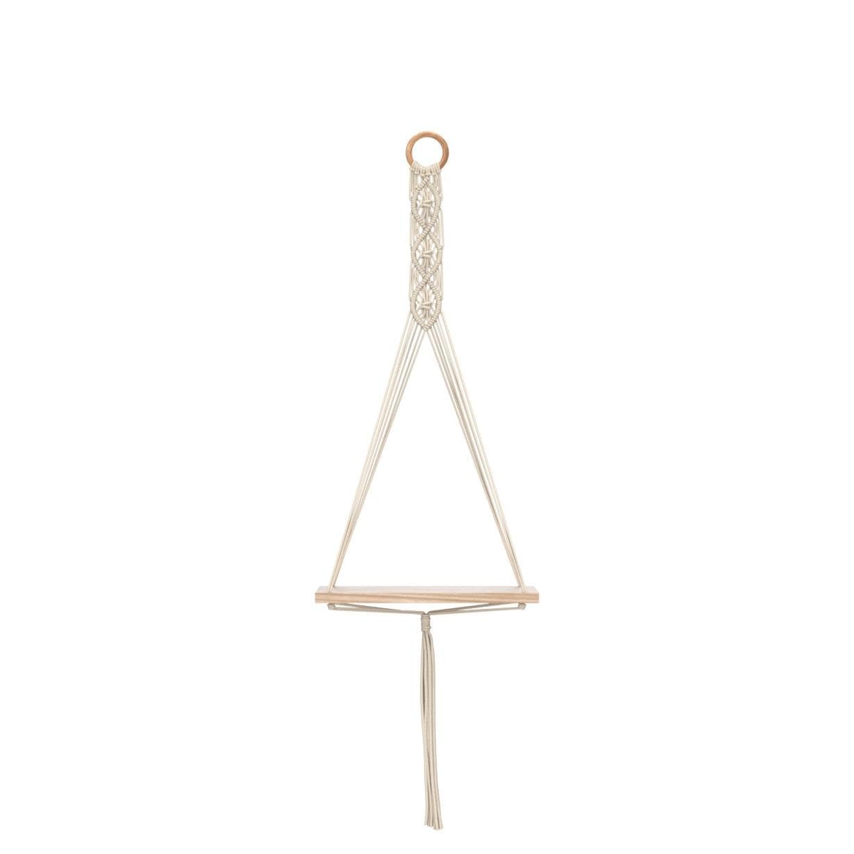 Macrame| Home Decor/ wall hanging/ BOHO/Home Decors Macrame Wall Hanging Shelf (Pack Of 2)